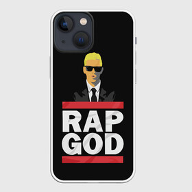 Чехол для iPhone 13 mini с принтом Rap God Eminem в Белгороде,  |  | actor | american rapper | composer | eminem | music | rap | rap god | record producer |   | актёр | американский | композитор | музыка | музыкальный продюсер | рэп | рэпер