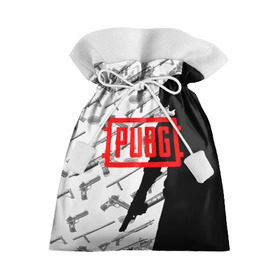 Подарочный 3D мешок с принтом PUBG WEAPONS в Белгороде, 100% полиэстер | Размер: 29*39 см | playerunknowns battlegrounds | pubg