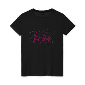 Женская футболка хлопок с принтом Pink Phloyd в Белгороде, 100% хлопок | прямой крой, круглый вырез горловины, длина до линии бедер, слегка спущенное плечо | dead dynasty | pharaoh | pink phloyd | мертвая династия | фараон