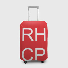 Чехол для чемодана 3D с принтом RHCP в Белгороде, 86% полиэфир, 14% спандекс | двустороннее нанесение принта, прорези для ручек и колес | frusciante | red hot chilli peppers | rock | кидис | перцы | рэд хот | фли | фрушчанте | чилли пэпперс | энтони киддис