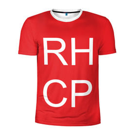 Мужская футболка 3D спортивная с принтом RHCP в Белгороде, 100% полиэстер с улучшенными характеристиками | приталенный силуэт, круглая горловина, широкие плечи, сужается к линии бедра | frusciante | red hot chilli peppers | rock | кидис | перцы | рэд хот | фли | фрушчанте | чилли пэпперс | энтони киддис