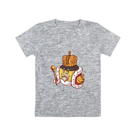 Детская футболка хлопок с принтом Царь в Белгороде, 100% хлопок | круглый вырез горловины, полуприлегающий силуэт, длина до линии бедер | country balls | имперский флаг | кантриболлс | российская империя | россия