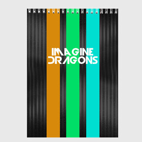 Скетчбук с принтом IMAGINE DRAGONS в Белгороде, 100% бумага
 | 48 листов, плотность листов — 100 г/м2, плотность картонной обложки — 250 г/м2. Листы скреплены сверху удобной пружинной спиралью | evolve | imagine dragons | new age | абстракция | вокалист | геометрия | группа | драгонс | известные | линии | личности | надписи | полосы | реп | рок | триколор | фирменные цвета | яркие