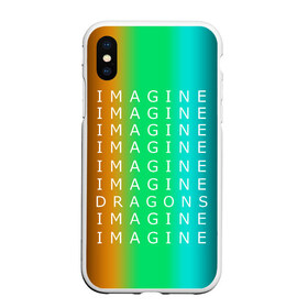 Чехол для iPhone XS Max матовый с принтом IMAGINE DRAGONS в Белгороде, Силикон | Область печати: задняя сторона чехла, без боковых панелей | evolve | imagine dragons | new age | вокалист | группа | драгонс | известные | личности | надписи | реп | рок | триколор | фирменные цвета | яркие