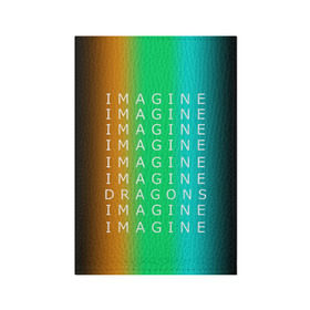 Обложка для паспорта матовая кожа с принтом IMAGINE DRAGONS в Белгороде, натуральная матовая кожа | размер 19,3 х 13,7 см; прозрачные пластиковые крепления | Тематика изображения на принте: evolve | imagine dragons | new age | вокалист | группа | драгонс | известные | личности | надписи | реп | рок | триколор | фирменные цвета | яркие