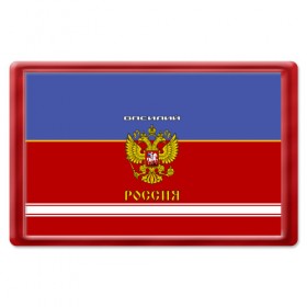 Магнит 45*70 с принтом Хоккеист Василий в Белгороде, Пластик | Размер: 78*52 мм; Размер печати: 70*45 | russia | васек | василий | васька | вася | герб | золотой | игра | красно | надпись | россии | российска | россия | русская | русский | рф | сборная | синяя | форма | хоккей | хоккейная