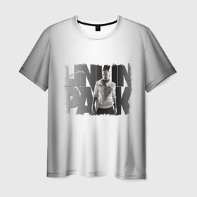 Мужская футболка 3D с принтом Linkin Park в Белгороде, 100% полиэфир | прямой крой, круглый вырез горловины, длина до линии бедер | Тематика изображения на принте: bennington | chester | linkin park | альтернативный | беннингтон | группа | ленкин | линкин | майк | метал | музыкант | ню | нюметал | парк | певец | рок | рэп | честер | электроник