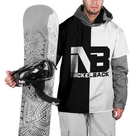 Накидка на куртку 3D с принтом Nickelback в Белгороде, 100% полиэстер |  | nickelback | никелбек | никл бек