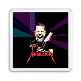 Магнит 55*55 с принтом Metallica James Alan Hatfield в Белгороде, Пластик | Размер: 65*65 мм; Размер печати: 55*55 мм | alan | american | band | hard | hatfield | james | metal | metallica | rock | thrash | алан | американская | джеймс | метал группа | трэш метал | хард рок | хэтфилд