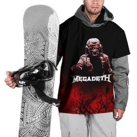 Накидка на куртку 3D с принтом Megadeth в Белгороде, 100% полиэстер |  | 
