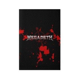 Обложка для паспорта матовая кожа с принтом Megadeth в Белгороде, натуральная матовая кожа | размер 19,3 х 13,7 см; прозрачные пластиковые крепления | megadet | megadeth | группа | дирк вербурен | дэвид эллефсон | дэйв мастейн | кико лоурейро | мегадет | мегадетх | метал | рок | трэш | трэшметал | тяжелый | хард | хардрок | хеви | хевиметал