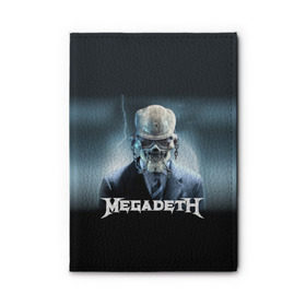 Обложка для автодокументов с принтом Megadeth в Белгороде, натуральная кожа |  размер 19,9*13 см; внутри 4 больших “конверта” для документов и один маленький отдел — туда идеально встанут права | megadeth |   megadet | группа | дирк вербурен | дэвид эллефсон | дэйв мастейн | кико лоурейро | мегадет | мегадетх | метал | рок | трэш | трэшметал | тяжелый | хард | хардрок | хеви | хевиметал