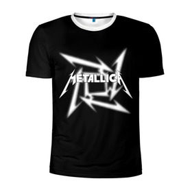 Мужская футболка 3D спортивная с принтом Metallica в Белгороде, 100% полиэстер с улучшенными характеристиками | приталенный силуэт, круглая горловина, широкие плечи, сужается к линии бедра | american | band | cliff burton | dave mustaine | hard | james hatfield | jason newsted | kirk hammett | lars ulrich | metal | metallica | robert trujillo | rock | ron mcgowney | thrash | американская | джеймс хэтфилд | ларс ул | метал группа | трэш метал 