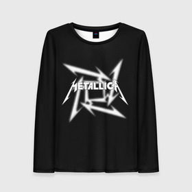 Женский лонгслив 3D с принтом Metallica в Белгороде, 100% полиэстер | длинные рукава, круглый вырез горловины, полуприлегающий силуэт | american | band | cliff burton | dave mustaine | hard | james hatfield | jason newsted | kirk hammett | lars ulrich | metal | metallica | robert trujillo | rock | ron mcgowney | thrash | американская | джеймс хэтфилд | ларс ул | метал группа | трэш метал 