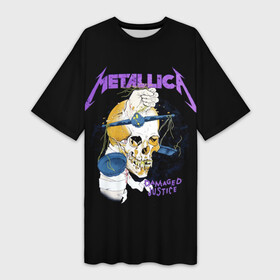 Платье-футболка 3D с принтом Metallica в Белгороде,  |  | american | band | cliff burton | dave mustaine | hard | james hatfield | jason newsted | kirk hammett | lars ulrich | metal | metallica | robert trujillo | rock | ron mcgowney | thrash | американская | джеймс хэтфилд | ларс ул | метал группа | трэш метал 