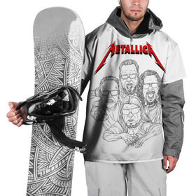 Накидка на куртку 3D с принтом Metallica в Белгороде, 100% полиэстер |  | 