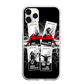 Чехол для iPhone 11 Pro матовый с принтом Metallica в Белгороде, Силикон |  | cliff burton | dave mustaine | james hatfield | jason newsted | kirk hammett | lars ulrich | metallica | robert trujillo | rock | ron mcgowney | thrash | дж | джеймс хэтфилд | кирк хэмметт | клифф бёртон | ларс ульрих | метал группа | роберт трухильо | тр