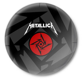 Значок с принтом Metallica в Белгороде,  металл | круглая форма, металлическая застежка в виде булавки | american | band | cliff burton | dave mustaine | hard | james hatfield | jason newsted | kirk hammett | lars ulrich | metal | metallica | robert trujillo | rock | ron mcgowney | thrash | американская | джеймс хэтфилд | ларс ул | метал группа | трэш метал 