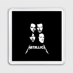 Магнит 55*55 с принтом Metallica в Белгороде, Пластик | Размер: 65*65 мм; Размер печати: 55*55 мм | american | band | cliff burton | dave mustaine | hard | james hatfield | jason newsted | kirk hammett | lars ulrich | metal | metallica | robert trujillo | rock | ron mcgowney | thrash | американская | джеймс хэтфилд | ларс ул | метал группа | трэш метал 