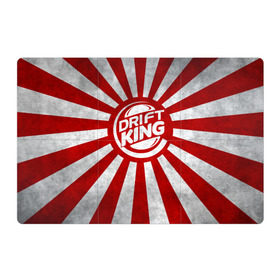 Магнитный плакат 3Х2 с принтом Drift King в Белгороде, Полимерный материал с магнитным слоем | 6 деталей размером 9*9 см | Тематика изображения на принте: car | drift | japan | jdm | race | street | авто | автомобиль | гонки | дрифт | король | машина | флаг | япония