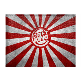 Обложка для студенческого билета с принтом Drift King в Белгороде, натуральная кожа | Размер: 11*8 см; Печать на всей внешней стороне | car | drift | japan | jdm | race | street | авто | автомобиль | гонки | дрифт | король | машина | флаг | япония