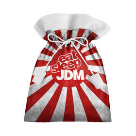 Подарочный 3D мешок с принтом JDM в Белгороде, 100% полиэстер | Размер: 29*39 см | Тематика изображения на принте: car | domo | drift | japan | jdm | kun | race | street | авто | автомобиль | гонки | дрифт | король | машина | флаг | япония
