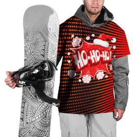 Накидка на куртку 3D с принтом Ho-Ho-Ho в Белгороде, 100% полиэстер |  | christmas | happy | new year | pattern | pop art | новый год | поп арт | праздник | рождество