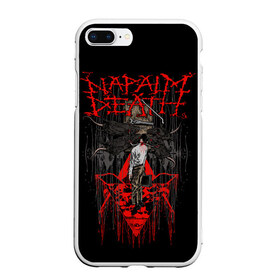 Чехол для iPhone 7Plus/8 Plus матовый с принтом Napalm death в Белгороде, Силикон | Область печати: задняя сторона чехла, без боковых панелей | core | grind | grindcore | metal | trash | грайндкор | дет | дэт | метал | напалм | трэш | трэшкор