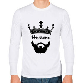 Мужской лонгслив хлопок с принтом Никита в Белгороде, 100% хлопок |  | barbershop | барбершоп | борода | бородач | голова | король | корона | модный | монарх | никита | стиль | тренд | усы | хиппи | хиппстер | хипстер | царь