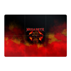 Магнитный плакат 3Х2 с принтом Megadeth в Белгороде, Полимерный материал с магнитным слоем | 6 деталей размером 9*9 см | Тематика изображения на принте: megadet | megadeth | группа | дирк вербурен | дэвид эллефсон | дэйв мастейн | кико лоурейро | мегадет | мегадетх | метал | рок | трэш | трэшметал | тяжелый | хард | хардрок | хеви | хевиметал