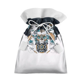 Подарочный 3D мешок с принтом SKULL JAPAN в Белгороде, 100% полиэстер | Размер: 29*39 см | arrow | skull | белый | девушка | линии | маски.кот | модные | небо | облако | синий | скелет | стимпанк | стрелы | череп | яркие