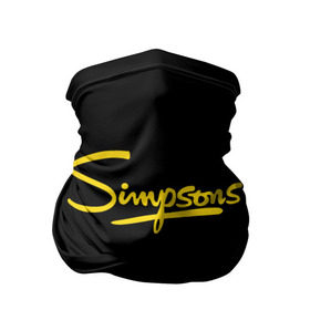 Бандана-труба 3D с принтом SIMPSONS в Белгороде, 100% полиэстер, ткань с особыми свойствами — Activecool | плотность 150‒180 г/м2; хорошо тянется, но сохраняет форму | simpsons | еда | пончики | симпсоны