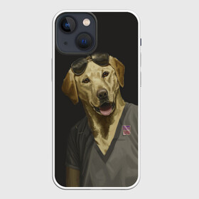 Чехол для iPhone 13 mini с принтом Mr Peanutbutter в Белгороде,  |  | bojack horseman | mr peanutbutter | конь боджек | лошадь боджек | мистер подхвост