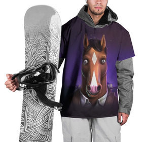 Накидка на куртку 3D с принтом BoJack в Белгороде, 100% полиэстер |  | Тематика изображения на принте: bojack horseman | конь боджек | лошадь боджек