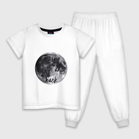 Детская пижама хлопок с принтом To the moon and back в Белгороде, 100% хлопок |  брюки и футболка прямого кроя, без карманов, на брюках мягкая резинка на поясе и по низу штанин
 | Тематика изображения на принте: 
