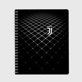 Тетрадь с принтом Juventus 2018 Line в Белгороде, 100% бумага | 48 листов, плотность листов — 60 г/м2, плотность картонной обложки — 250 г/м2. Листы скреплены сбоку удобной пружинной спиралью. Уголки страниц и обложки скругленные. Цвет линий — светло-серый
 | fc | juventus | спорт | спортивные | фк | футбол | футбольный клуб | ювентус