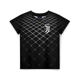 Детская футболка 3D с принтом Juventus 2018 Line в Белгороде, 100% гипоаллергенный полиэфир | прямой крой, круглый вырез горловины, длина до линии бедер, чуть спущенное плечо, ткань немного тянется | Тематика изображения на принте: fc | juventus | спорт | спортивные | фк | футбол | футбольный клуб | ювентус