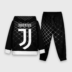 Детский костюм 3D (с толстовкой) с принтом JUVENTUS STRIPES STYLE в Белгороде,  |  | fc | juventus | спорт | спортивные | фк | футбол | ювентус