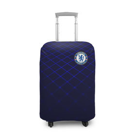 Чехол для чемодана 3D с принтом Chelsea 2018 Uniform в Белгороде, 86% полиэфир, 14% спандекс | двустороннее нанесение принта, прорези для ручек и колес | chelsea | fc | спорт | спортивные | фк | футбол | челси