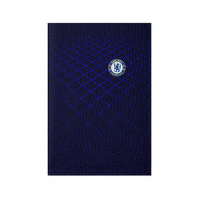 Обложка для паспорта матовая кожа с принтом Chelsea 2018 Uniform в Белгороде, натуральная матовая кожа | размер 19,3 х 13,7 см; прозрачные пластиковые крепления | chelsea | fc | спорт | спортивные | фк | футбол | челси