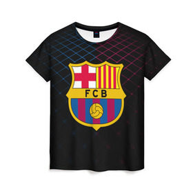 Женская футболка 3D с принтом FC Barca 2018 Line в Белгороде, 100% полиэфир ( синтетическое хлопкоподобное полотно) | прямой крой, круглый вырез горловины, длина до линии бедер | fc | fc barcelona | fcb | барселона | спорт | спортивные | фк | футбол | футбольный клуб