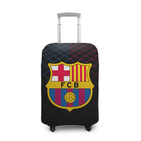 Чехол для чемодана 3D с принтом FC Barca 2018 Line в Белгороде, 86% полиэфир, 14% спандекс | двустороннее нанесение принта, прорези для ручек и колес | fc | fc barcelona | fcb | барселона | спорт | спортивные | фк | футбол | футбольный клуб