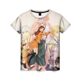 Женская футболка 3D с принтом Очень приятно Бог в Белгороде, 100% полиэфир ( синтетическое хлопкоподобное полотно) | прямой крой, круглый вырез горловины, длина до линии бедер | anime | manga | mizuki | nanami momozono | tomoe mikage | аниме | манга | мидзуки | нанами момодзоно | очень приятно бог | томоэ микагэ
