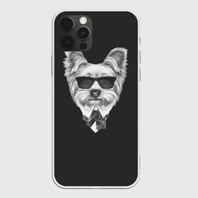 Чехол для iPhone 12 Pro Max с принтом Йоркширский терьер_13 в Белгороде, Силикон |  | домашние животные | пес | собака | терьер