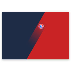 Поздравительная открытка с принтом FC Bayern 2018 Элитная в Белгороде, 100% бумага | плотность бумаги 280 г/м2, матовая, на обратной стороне линовка и место для марки
 | bayern | fly fc | бавария | спорт | футбольный клуб