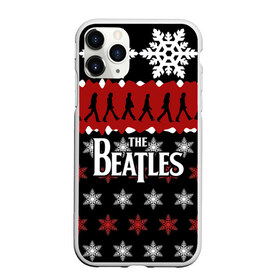 Чехол для iPhone 11 Pro матовый с принтом Праздничный The Beatles в Белгороде, Силикон |  | Тематика изображения на принте: beatles | the beatles | бител | битлз | битлс | битлы | группа | джон леннон | джордж харрисон | жуки | знак | красный | ливерпульская четвёрка | мерсибит | надпись | новогодний | новый год | пол маккартни | поп