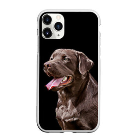 Чехол для iPhone 11 Pro Max матовый с принтом Лабрадор_арт_2 в Белгороде, Силикон |  | домашние животные | лабрадор | пес | песик | ретривер | собака | собачка
