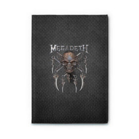 Обложка для автодокументов с принтом Megadeth в Белгороде, натуральная кожа |  размер 19,9*13 см; внутри 4 больших “конверта” для документов и один маленький отдел — туда идеально встанут права | Тематика изображения на принте: megadet | megadeth | группа | дирк вербурен | дэвид эллефсон | дэйв мастейн | кико лоурейро | мегадет | мегадетх | метал | рок | трэш | трэшметал | тяжелый | хард | хардрок | хеви | хевиметал