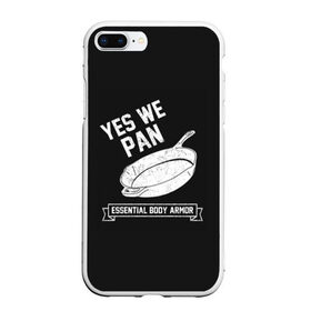 Чехол для iPhone 7Plus/8 Plus матовый с принтом Yes We Pan в Белгороде, Силикон | Область печати: задняя сторона чехла, без боковых панелей | pan | protection