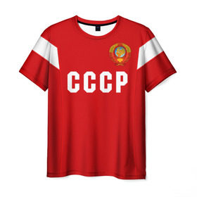 Мужская футболка 3D с принтом Сборная СССР 1988 в Белгороде, 100% полиэфир | прямой крой, круглый вырез горловины, длина до линии бедер | европы | россии | сборная | футбол | чемпионат мира